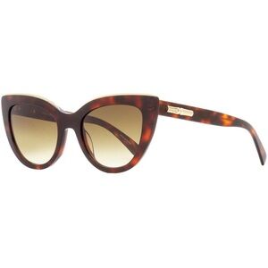 Longchamp Cat Eye Sunglasses LO686S 518 Red Havana 51mm With Case